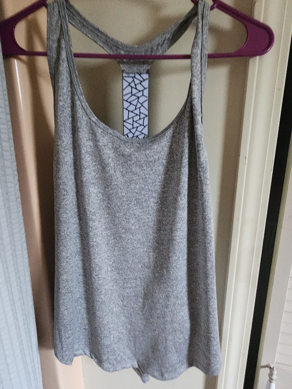 Grey Racerback Tank Top Size XL New Without Tags